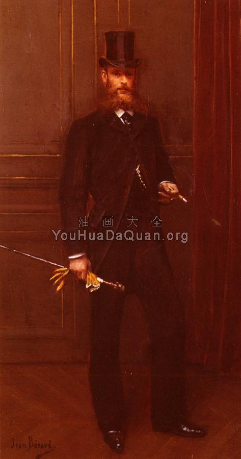 Portrait D-Un Homme Elegant - 让·贝劳德